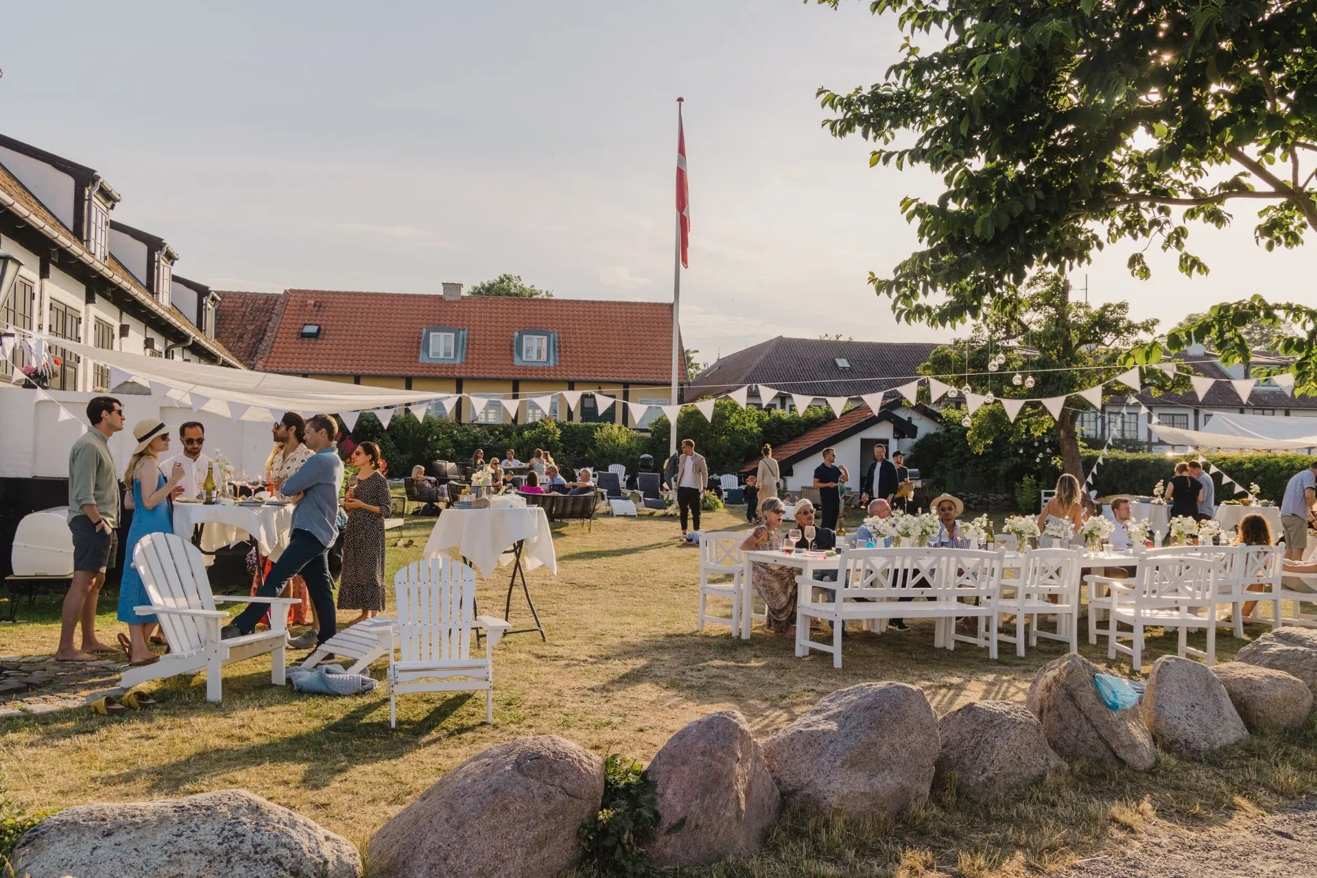 Garden with sea view