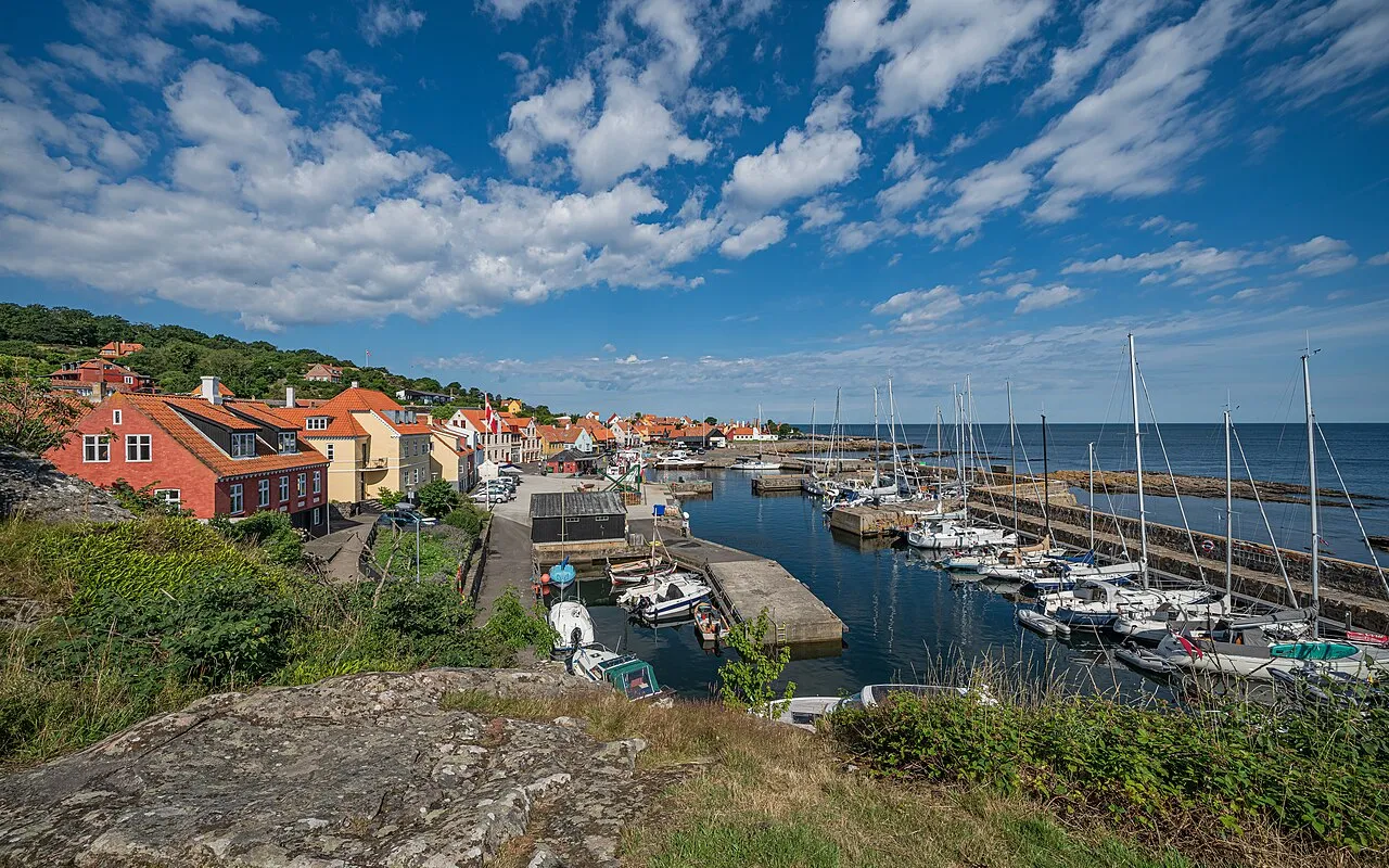 Gudhjem village Bornholm