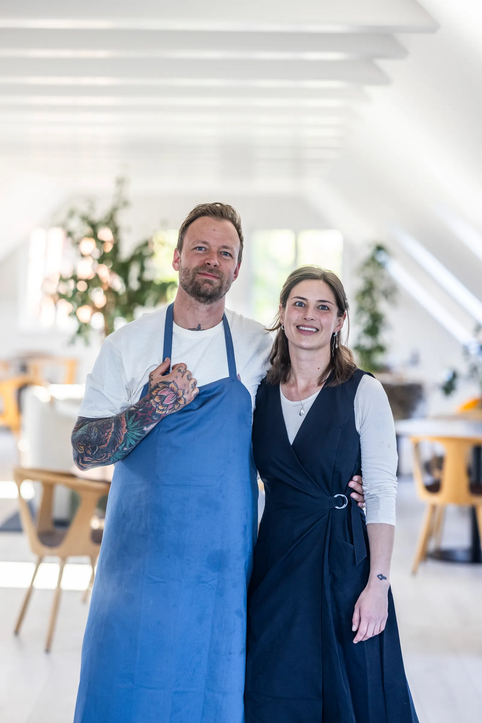 Madeleine Tejnby und Christian Milling im Allinge Badehotel